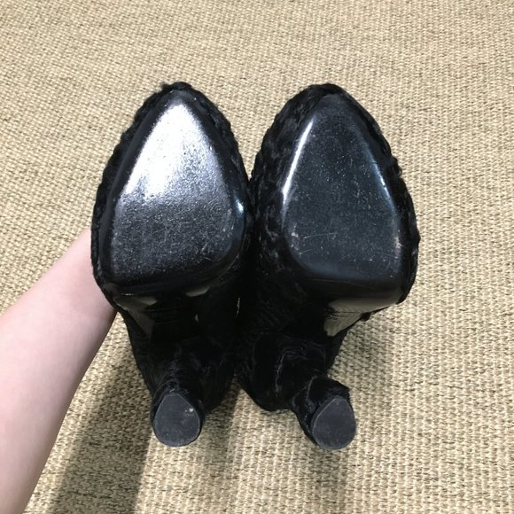 Dolce&Gabbana black leather platform pump like new - Picture 3 of 5
